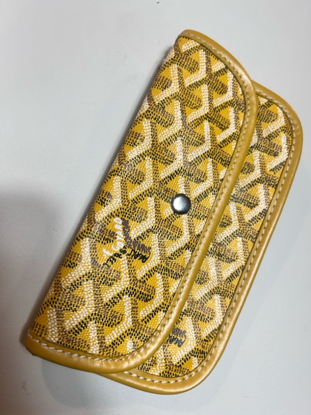 Goyard Saint Louis Pouch - Yellow - Picture 2 of 7